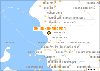 map of Phumĭ Kŏh Barêng