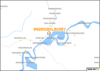 map of Phumĭ Kŏk Lăk Nây