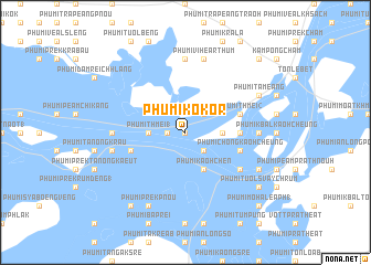 map of Phumĭ Kôkôr