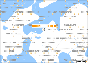 map of Phumĭ Kôk Toch