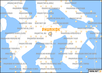 map of Phumĭ Kôk