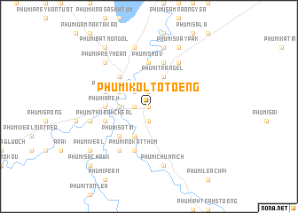 map of Phumĭ Kól Tôtœ̆ng