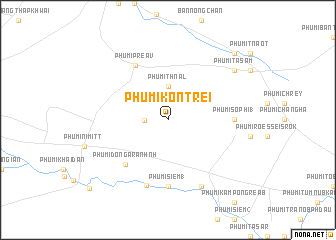 map of Phumĭ Kon Trei