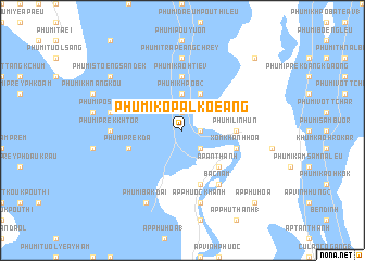 map of Phumĭ Kŏpăl Kœăng