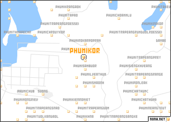 map of Phumĭ Kôr