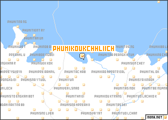 map of Phumĭ Koŭk Chhliĭch