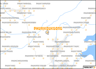 map of Phumĭ Koŭk Dong