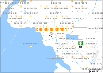 map of Phumĭ Koŭk Dong