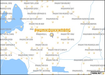 map of Phumĭ Koŭk Khnăng