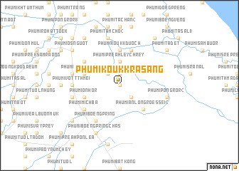 map of Phumĭ Koŭk Krâsăng