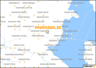 map of Phumĭ Koŭk Lón