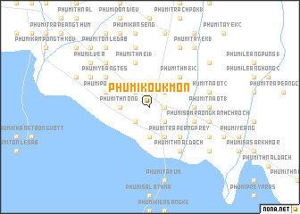 map of Phumĭ Koŭk Môn