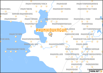map of Phumĭ Koŭk Ngun