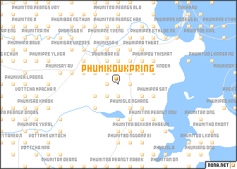map of Phumĭ Koŭk Pring