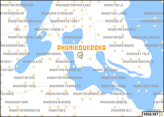 map of Phumĭ Koŭk Rôka