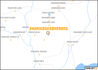 map of Phumĭ Koŭk Sâmraông