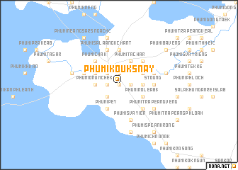 map of Phumĭ Koŭk Snay