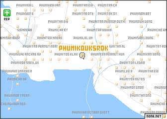 map of Phumĭ Koŭk Srŏk