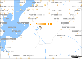 map of Phumĭ Koŭk Têk