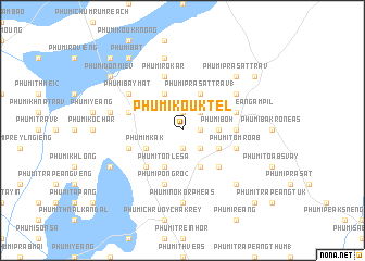 map of Phumĭ Koŭk Têl