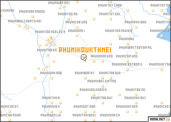 map of Phumĭ Koŭk Thmei