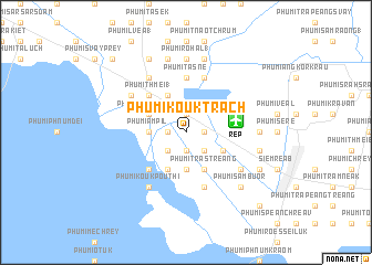 map of Phumĭ Koŭk Trach