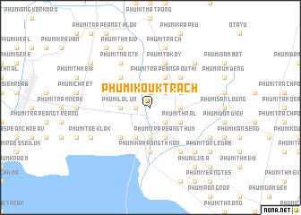 map of Phumĭ Koŭk Trach