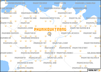 map of Phumĭ Koŭk Trăng