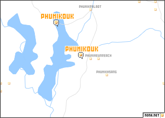 map of Phumĭ Koŭk