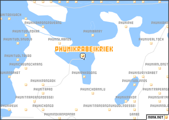 map of Phumĭ Krâbei Kriĕk