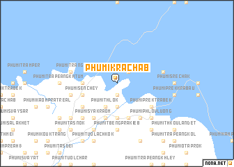 map of Phumĭ Krâchăb