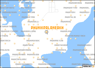 map of Phumĭ Krâla Méakh