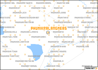 map of Phumĭ Krâlăng Méas