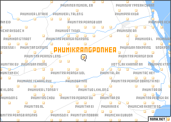 map of Phumĭ Krăng Pônhéa