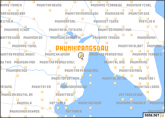 map of Phumĭ Krăng Sdau