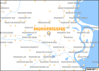 map of Phumĭ Krăng Spœ