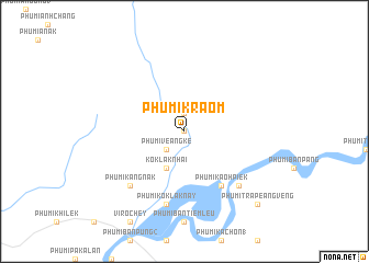 map of Phumĭ Kraôm