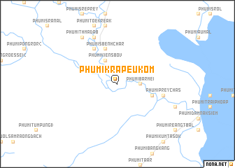 map of Phumĭ Krâpeu Kom