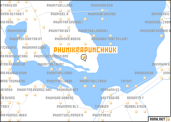 map of Phumĭ Krâpŭm Chhuk