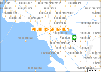 map of Phumĭ Krâsăng Ph\