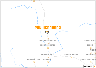 map of Phumĭ Krâsăng