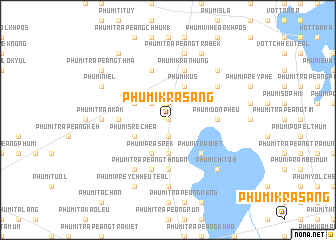 map of Phumĭ Krâsăng