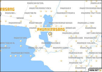 map of Phumĭ Krâsăng