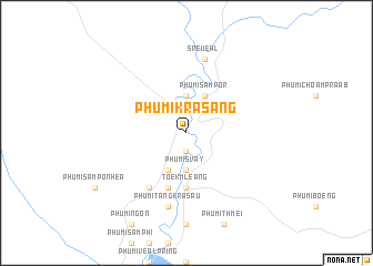 map of Phumĭ Krâsăng