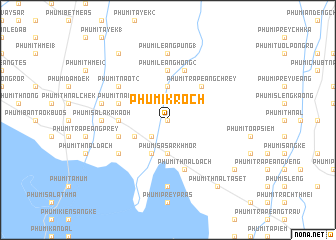 map of Phumĭ Kroch