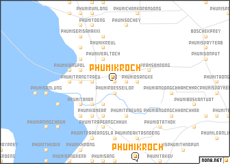 map of Phumĭ Kroch