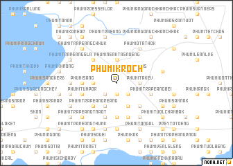 map of Phumĭ Kroch