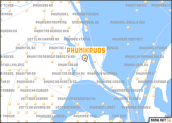 map of Phumĭ Kruŏs