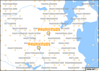 map of Phumĭ Kruŏs