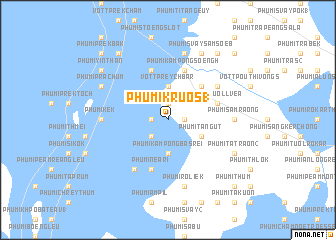 map of Phumĭ Kruôs (1)